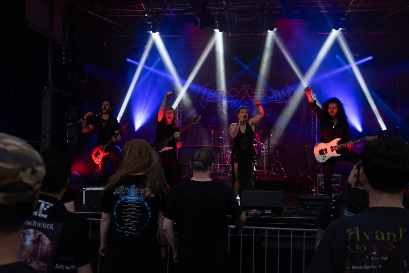 Legacy Reborn live on stage